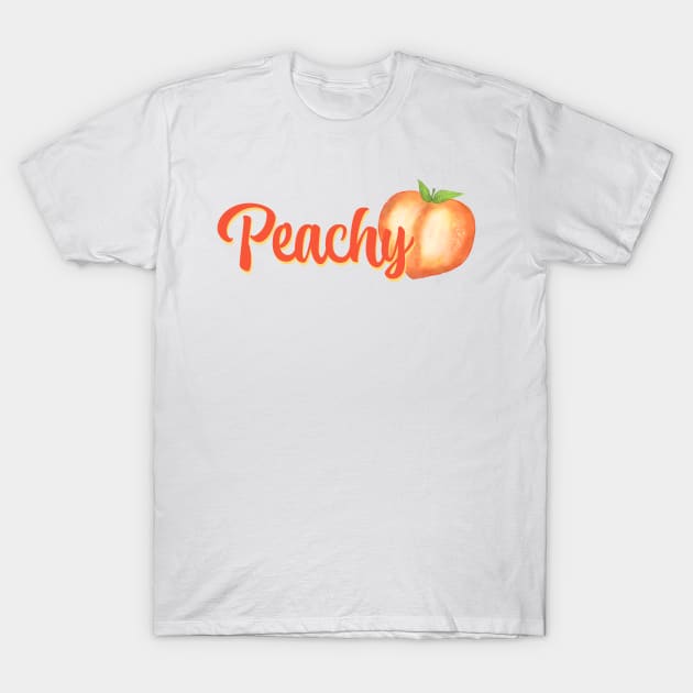 Peach theme T-Shirt by RocksNMills